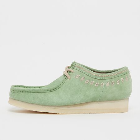 kromatisk stor dygtige Clarks Originals Wallabee green embroidery Fashion Sneakers online at SNIPES