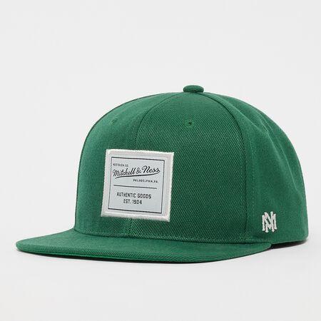 Essential Dark Green Snapback - Mitchell & Ness cap