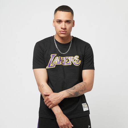 T-shirts Mitchell & Ness NBA Team Logo Tee Lakers Black