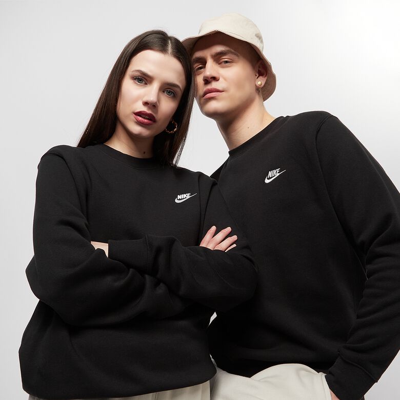 NIKE Sportswear Club Fleece Pullover Hoodie white/white/black Camisolas com  capuz online at SNIPES