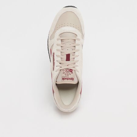Classic Leather Shoes - Modern Beige / Alabaster / Classic Burgundy