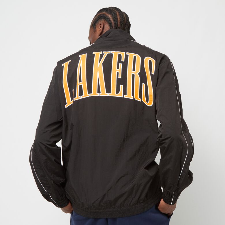 Men's Windbreaker New Era NBA Track Jacket Los Angeles Lakers Unisex Black