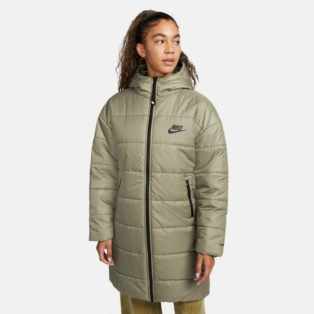 NIKE Sportswear Therma-FIT Repel Synthetic-Fill Hooded Parka matte  olive/black/black Parca online at SNIPES
