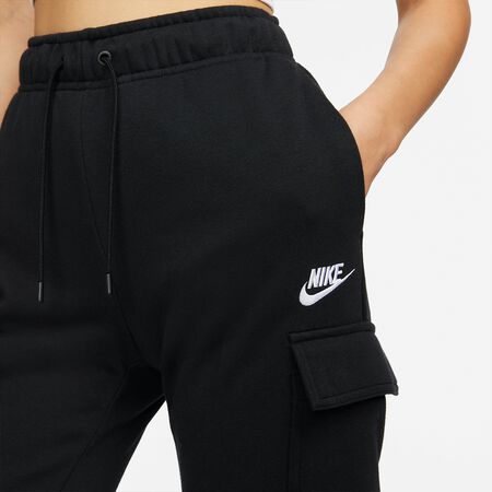 Jogger Pants Nike Women's Mid-Rise Cargo Pants Black/ White