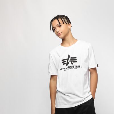 Alpha Industries Junior Basic T white T-Shirts online at SNIPES